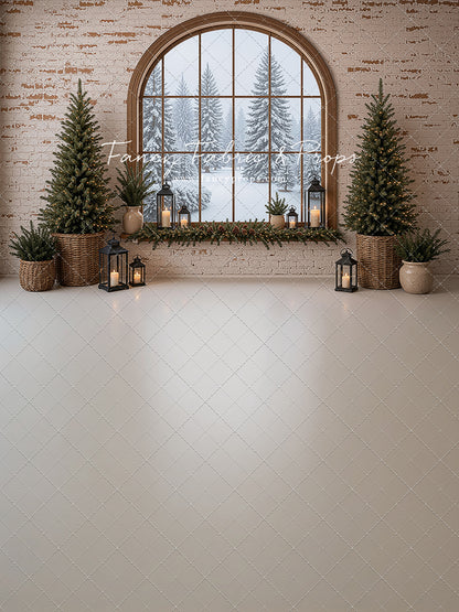 Rustic Decorated Window - with Sweep Option