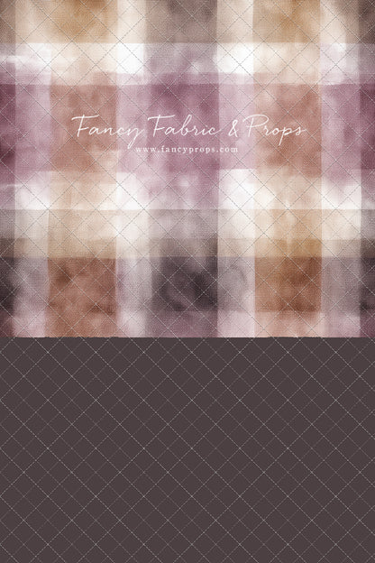 Rustic Plum Plaid - With Sweep Option
