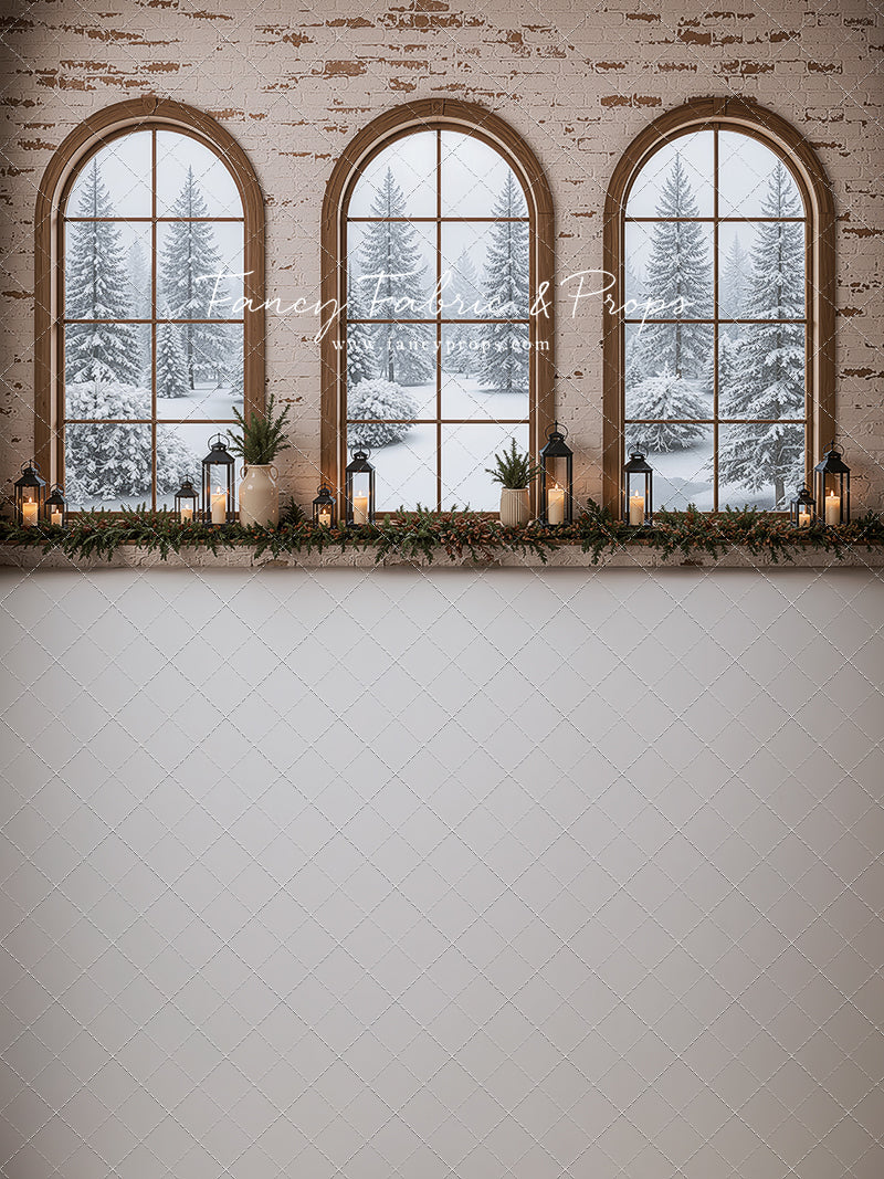 Rustic Window Trio - with Sweep Option