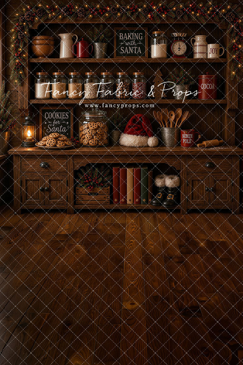 Santa's Cookie Cupboard - With Sweep Option
