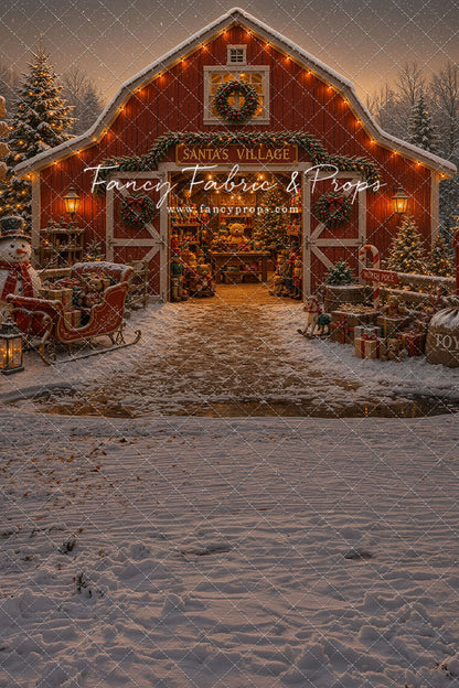 Santa's Village Barn - with Sweep Option