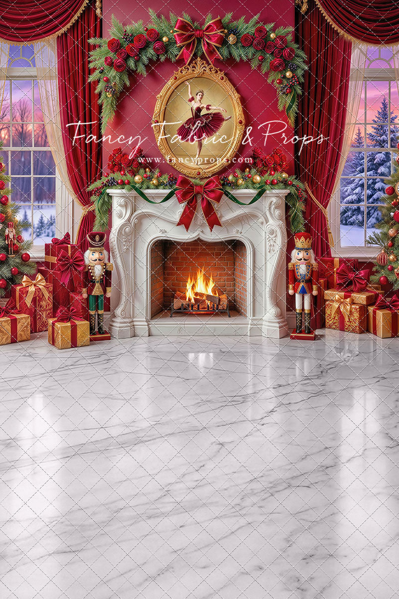 Scarlet Ballerina Christmas Room - with Sweep Option