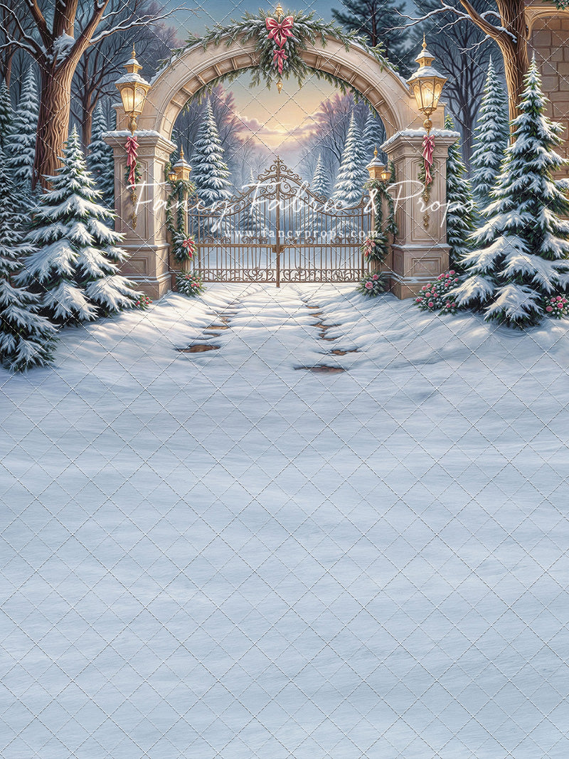 Snowfall At The Estate - with Sweep Option