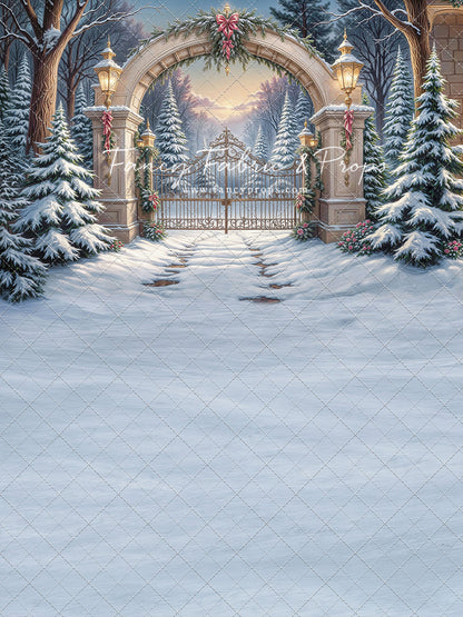 Snowfall At The Estate - with Sweep Option