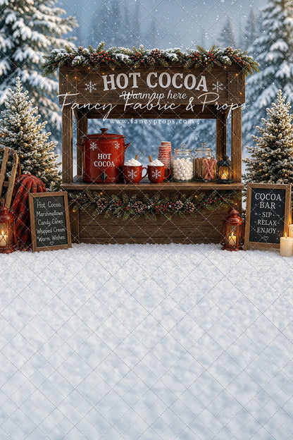 Snowflake Cocoa Station - With Sweep Option