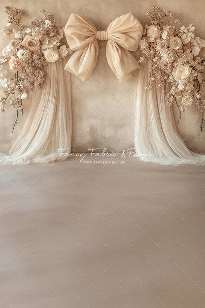 Soft Bow & Tulle - With Sweep Option