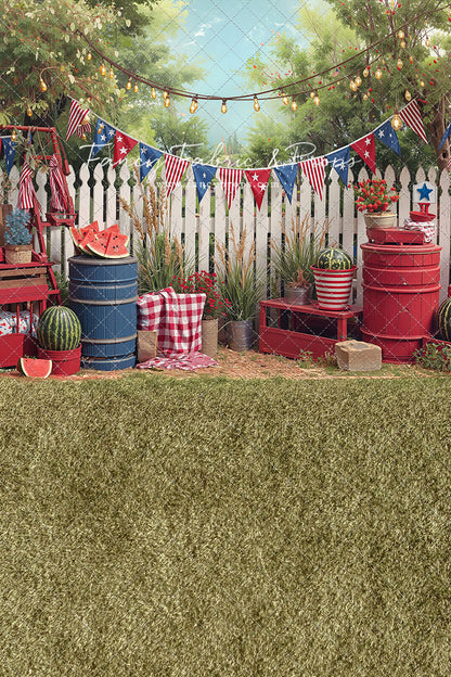 RTS Stars & Stripes Social - 8x10.5' Sweep Value Luxe - 8x12' Printed Short On Top - 70% Off