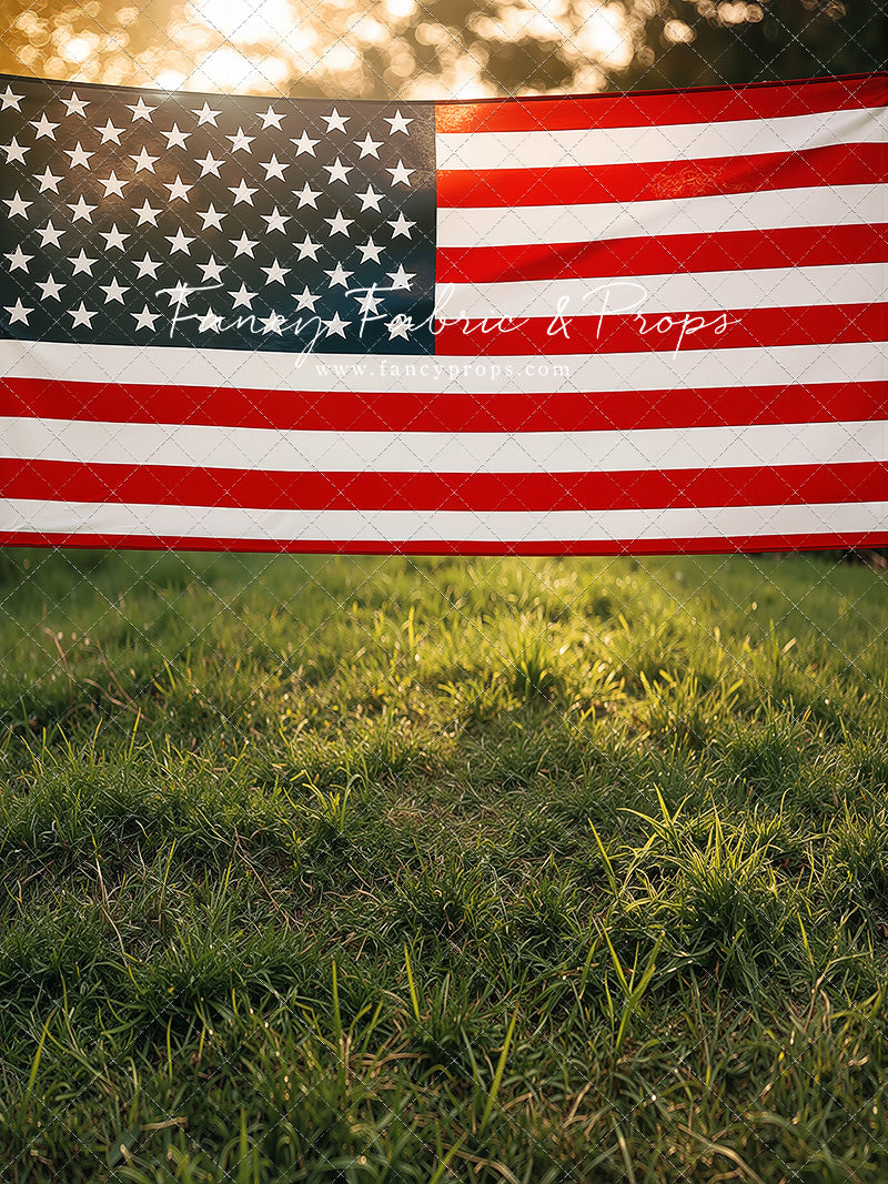 Stars & Stripes Sunset - With Sweep Option