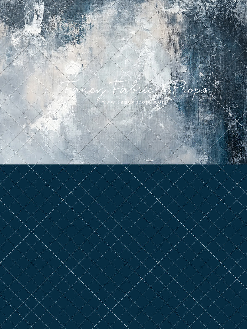 Stormy Skies - With Solid Blue Floor Sweep Option