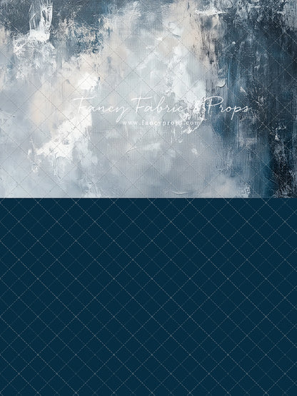 Stormy Skies - With Solid Blue Floor Sweep Option