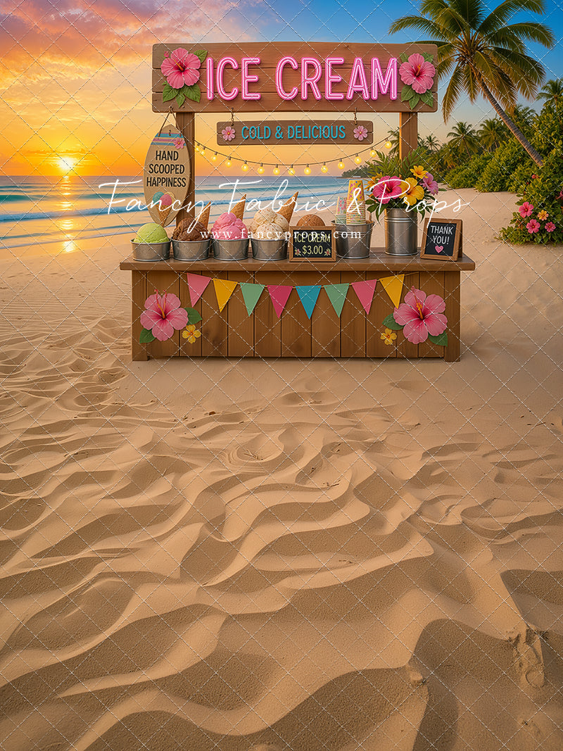 Sunset Ice Cream Stand - With Sweep Option