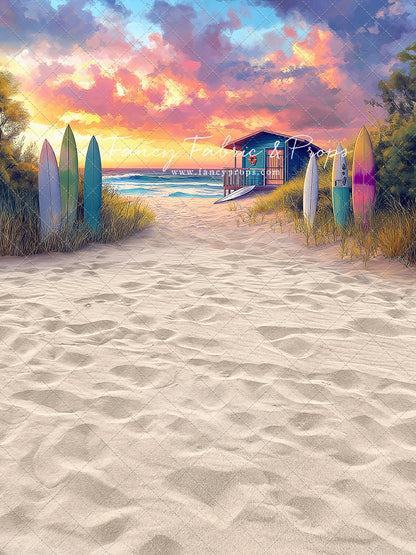 Sunset Surf Shack - With Sweep Option