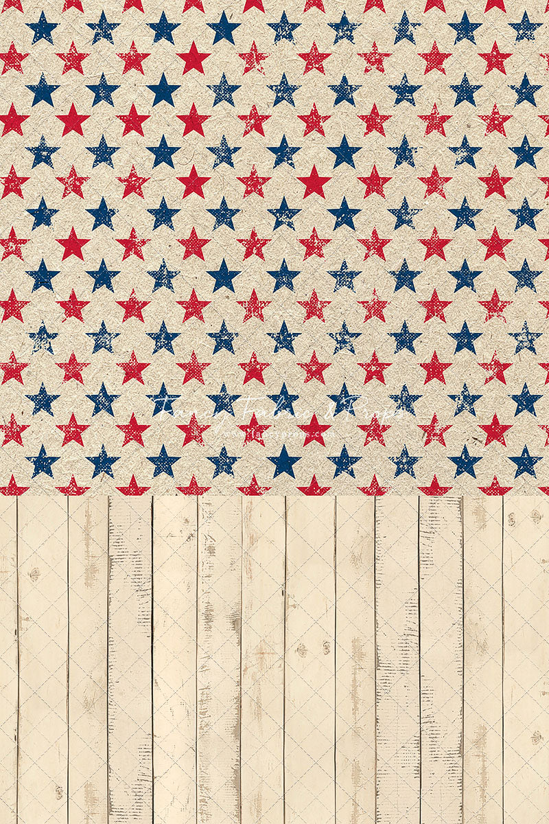 Americana Charm - With Narrow Amanda Cream Wood Floor Sweep Option