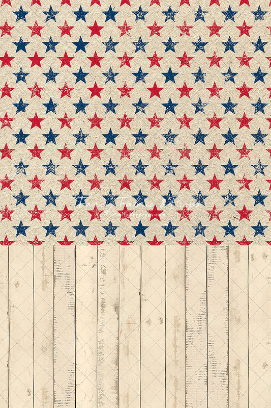 Americana Charm - With Narrow Amanda Cream Wood Floor Sweep Option