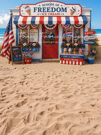 Sweet Liberty Ice Cream - With Sweep Option