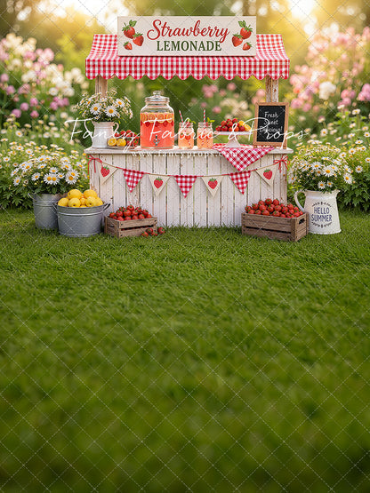 Sweet Strawberry Sips - With Sweep Option