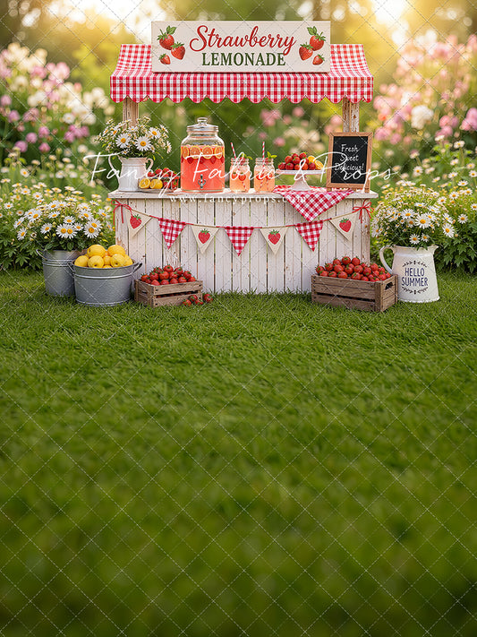 Sweet Strawberry Sips - With Sweep Option
