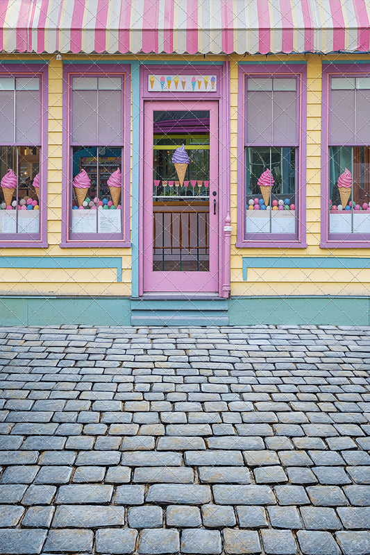 Sweet Summer Ice Cream Shop - With Sweep Option