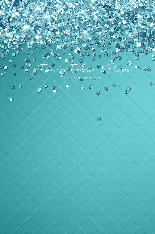 RTS Teal Twilight - 9x14' Wrinkle-Free Fabric - Perfect - 50% Off