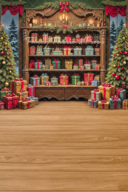 The Christmas Curio Cabinet - with Sweep Option