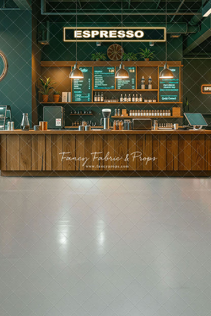 The Coffee Spot - White Floor Version - With Sweep Option