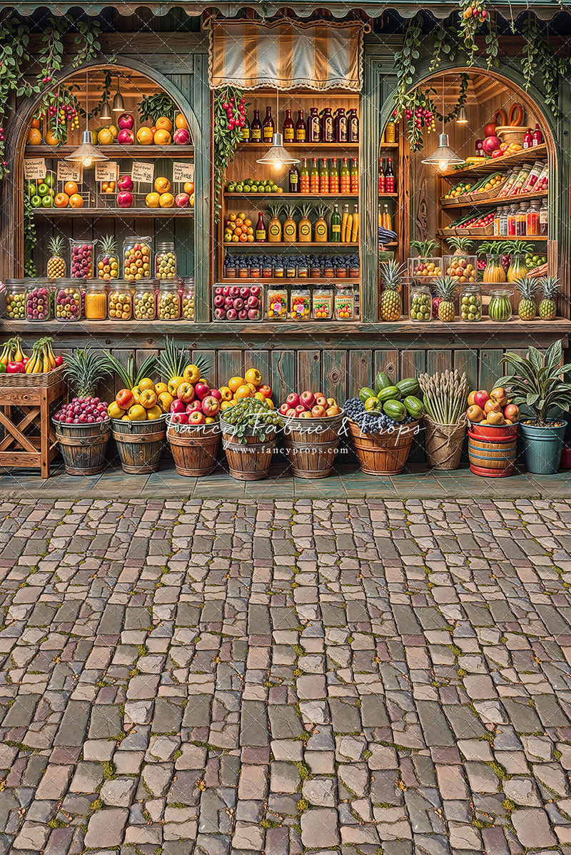 Tropical Fruit Market - With Sweep Option