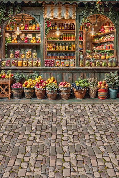 Tropical Fruit Market - With Sweep Option