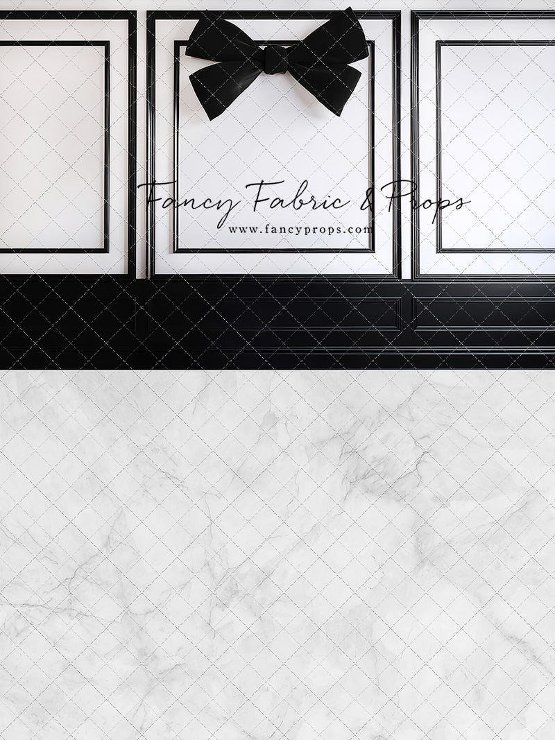 Uptown Chic - White Marble Floor - With Sweep Option
