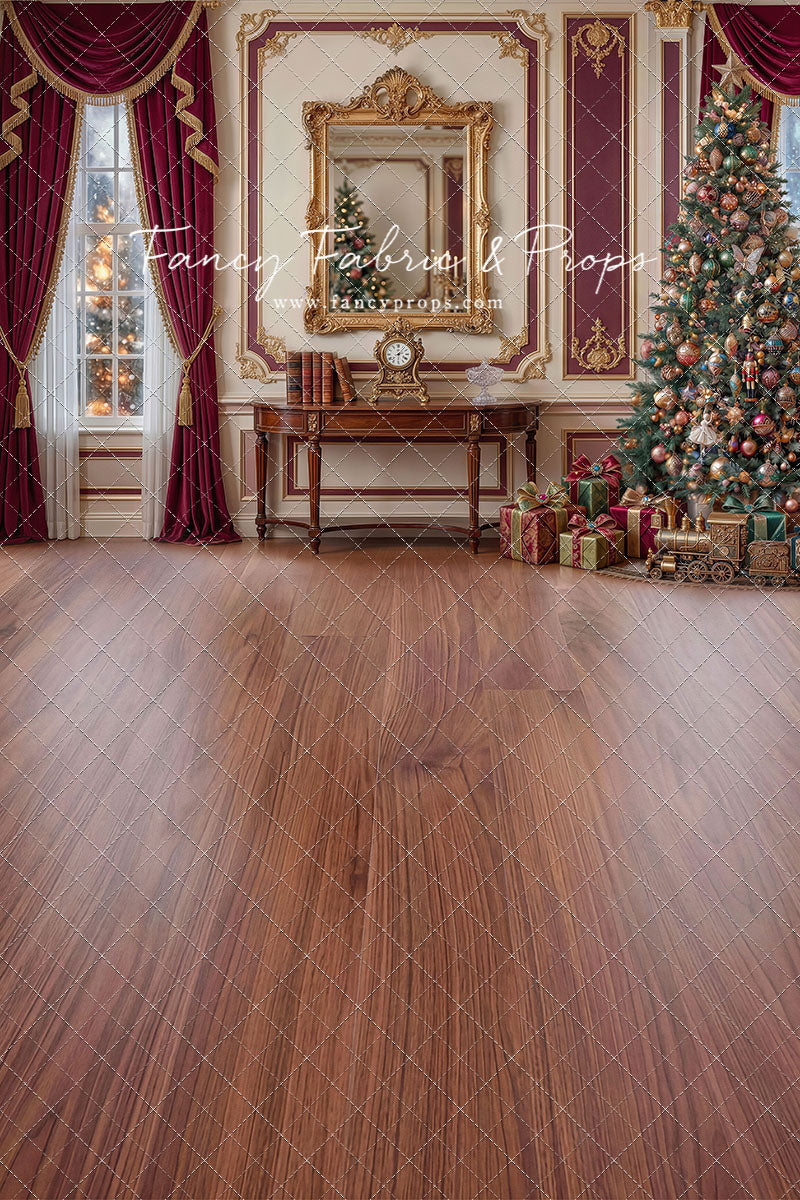 Velvet Holiday Reflection- with Sweep Option