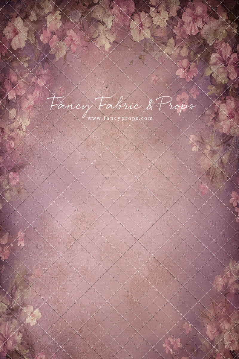 Vintage Mauve Petals - With Sweep Option