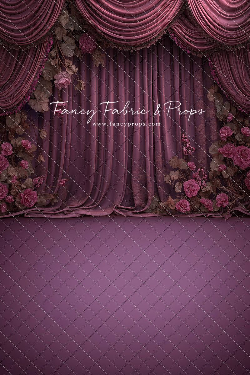 Vintage Plum Romance - With Sweep Option