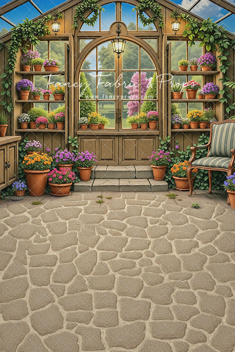 Violet Lavender Greenhouse - With Sweep Option