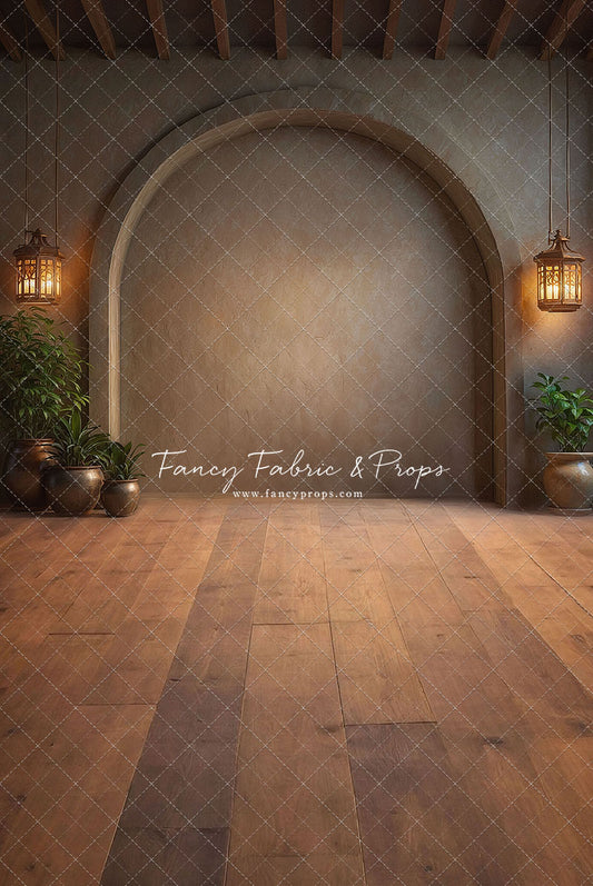 Warm Amber Archway - No Bench - With Sweep Option