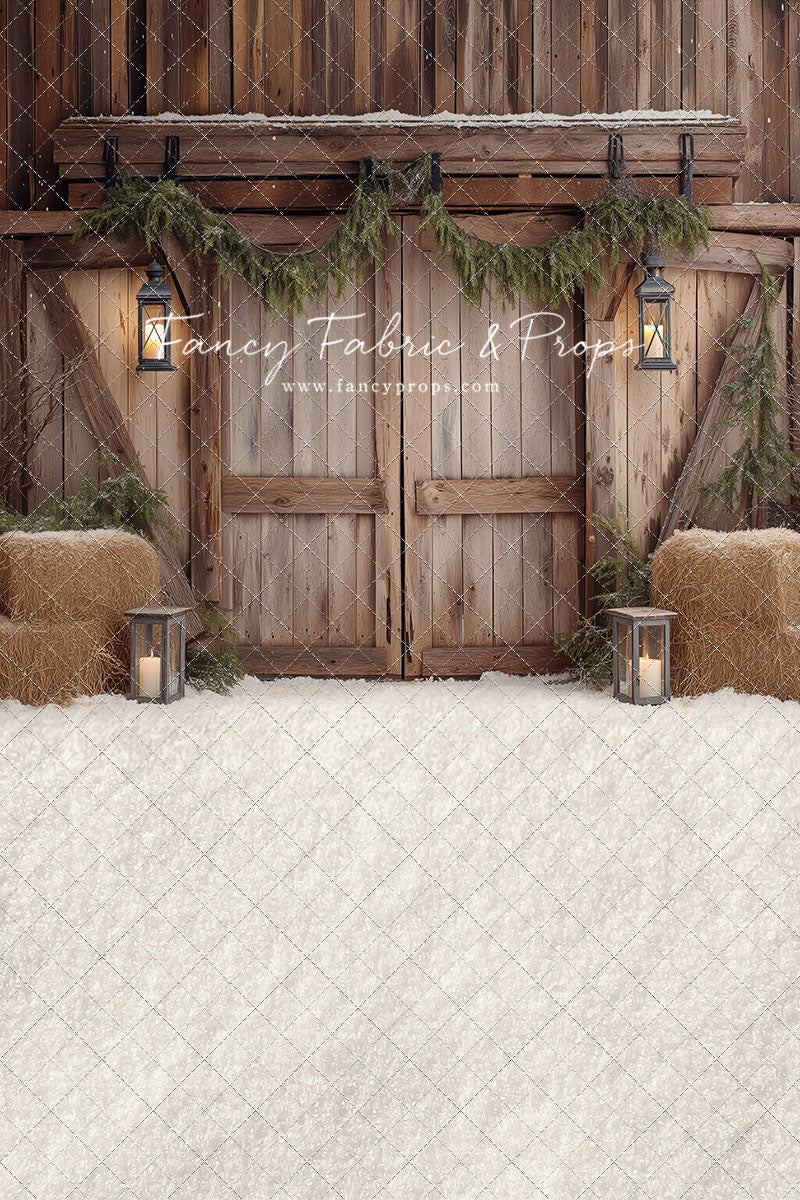 Winter Barn Entry - with Sweep Option