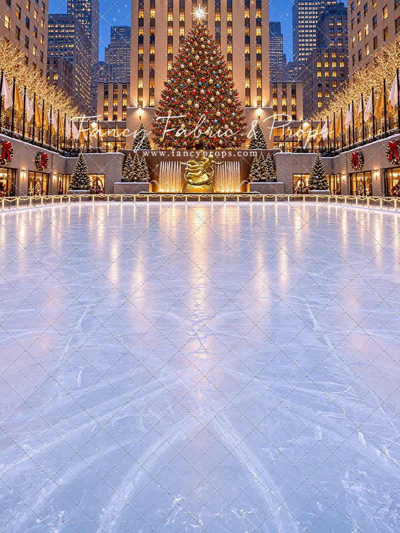 Wintertime Skating Rink - with Sweep Option