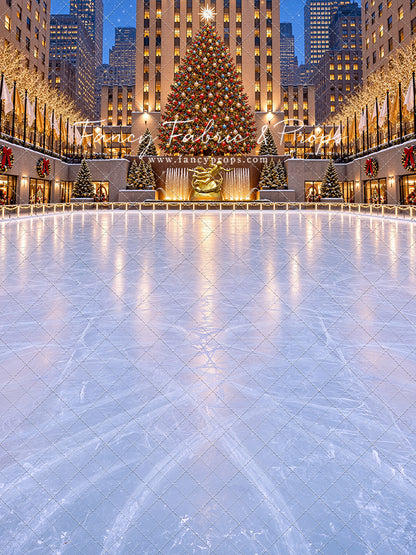 Wintertime Skating Rink - with Sweep Option