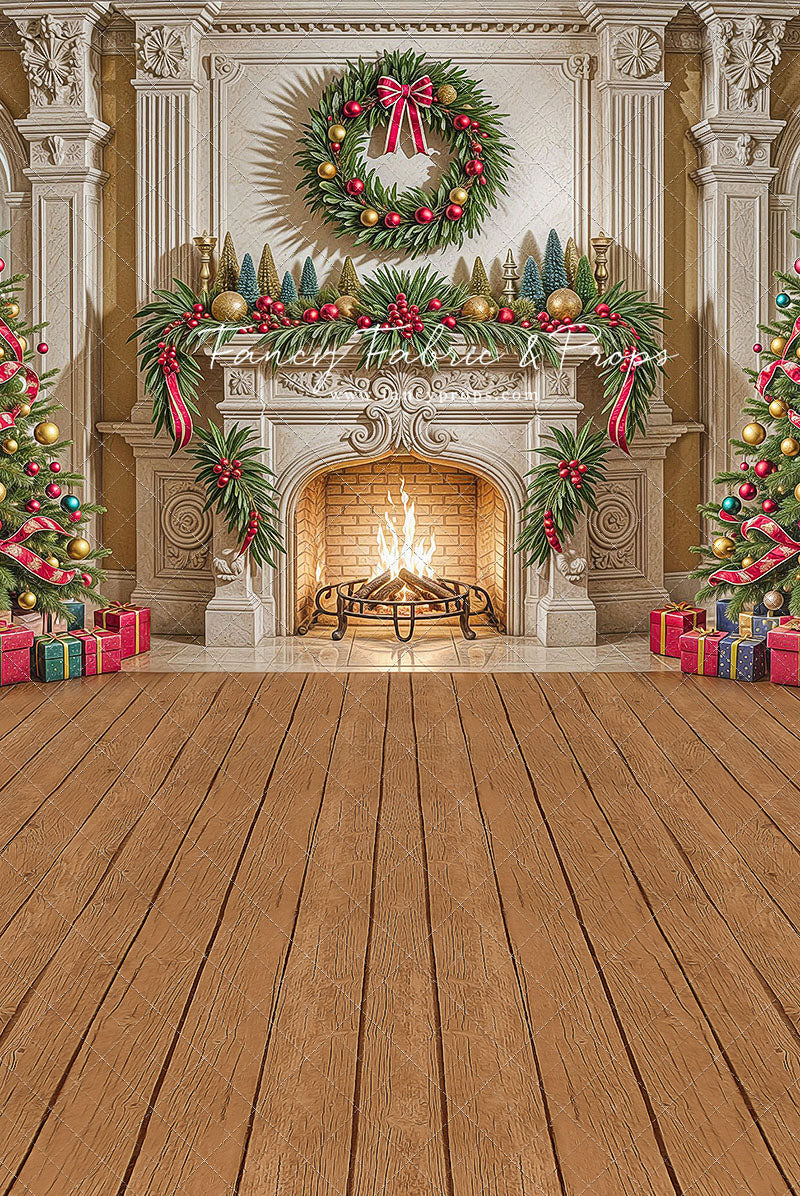 Yuletide Hearth - with Sweep Option