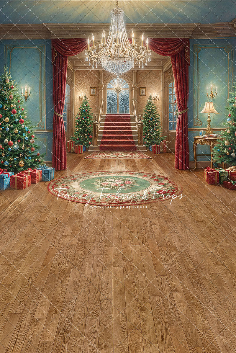 Elegant Holiday Hallway - With Sweep Option