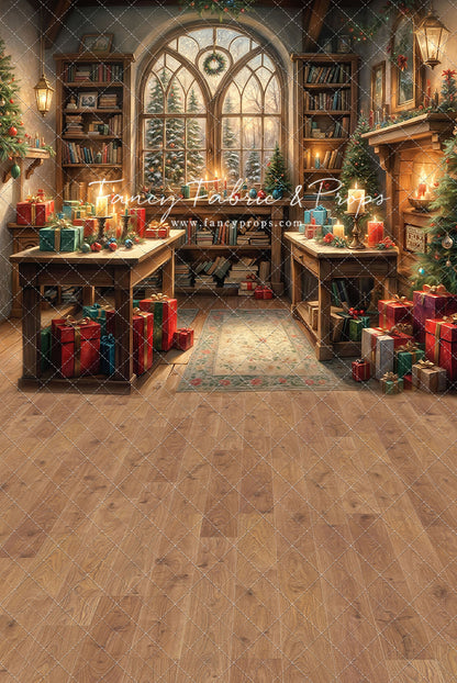 Winter Cabin Wrapping Room - with Sweep Option