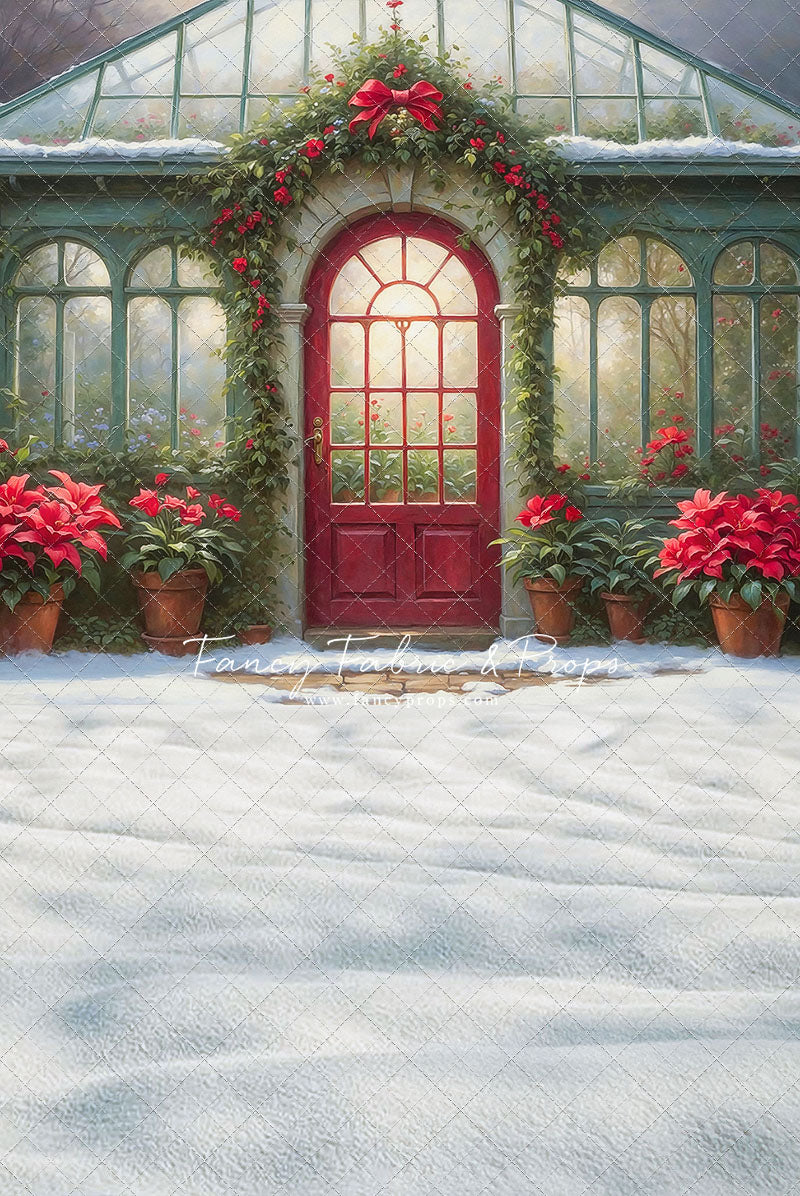 Whimsical Winter Greenhouse - With Sweep Option