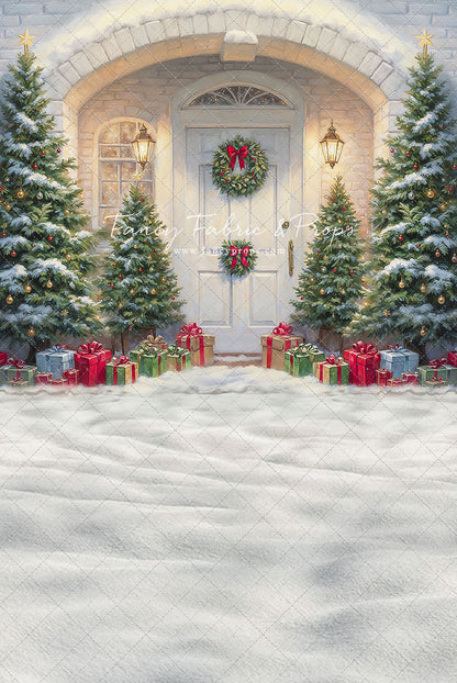 Snowy Doorstep Delight - With Sweep Option