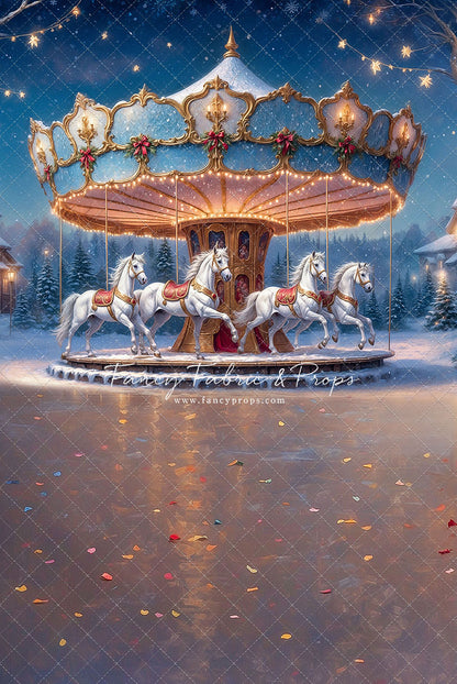 Enchanted Holiday Carousel - With Sweep Option