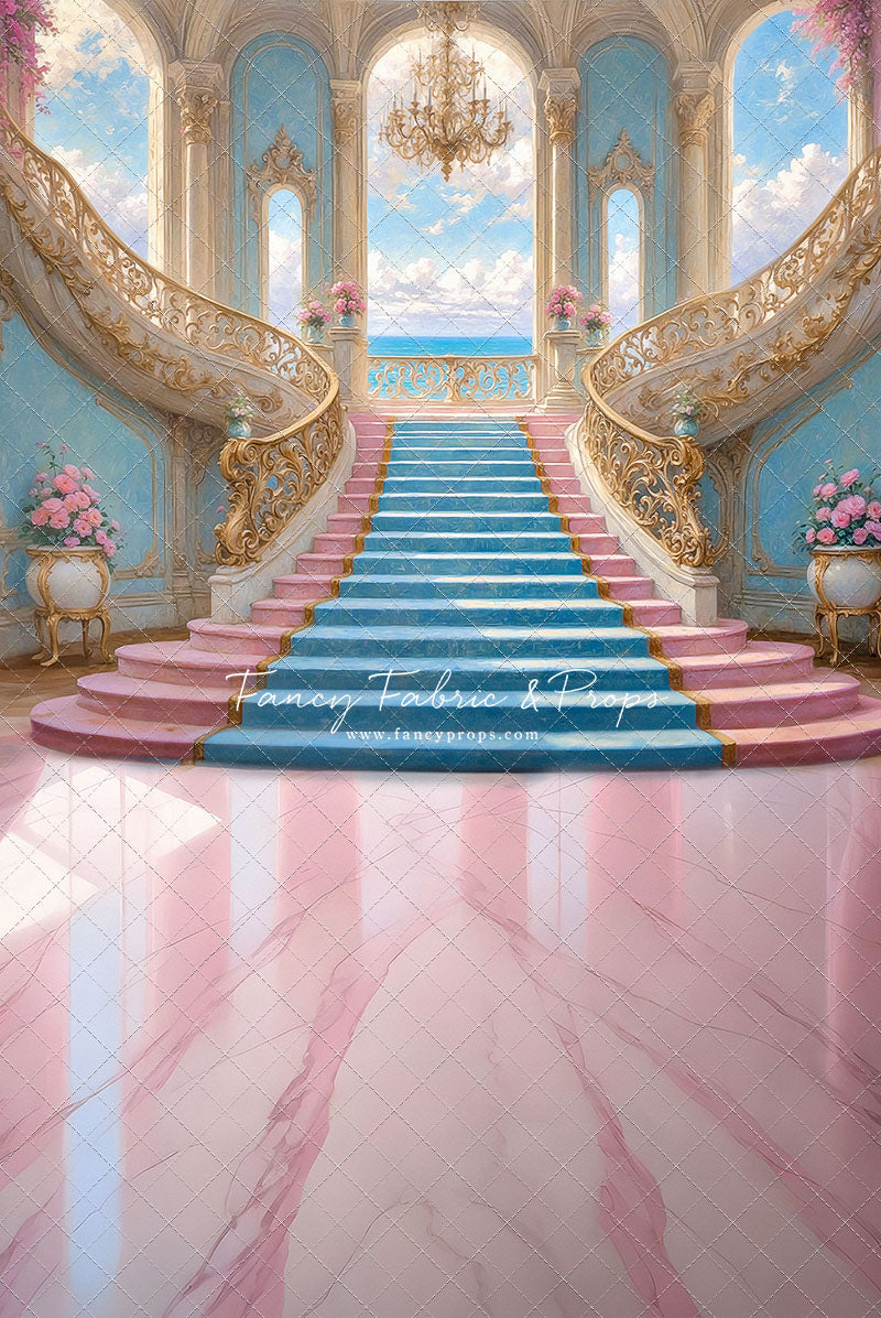 Enchanting Pastel Staircase - With Sweep Option