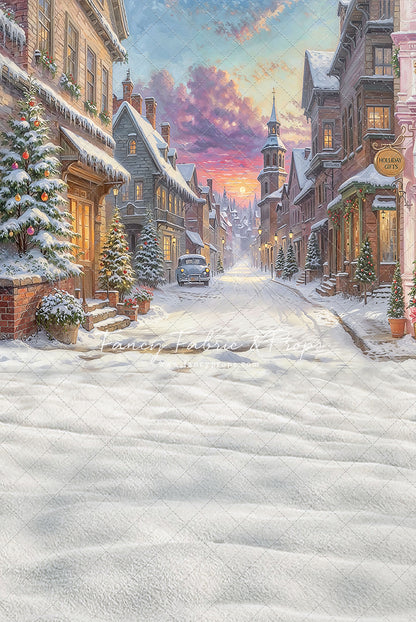 Winter Glow on Heritage Lane - With Sweep Option