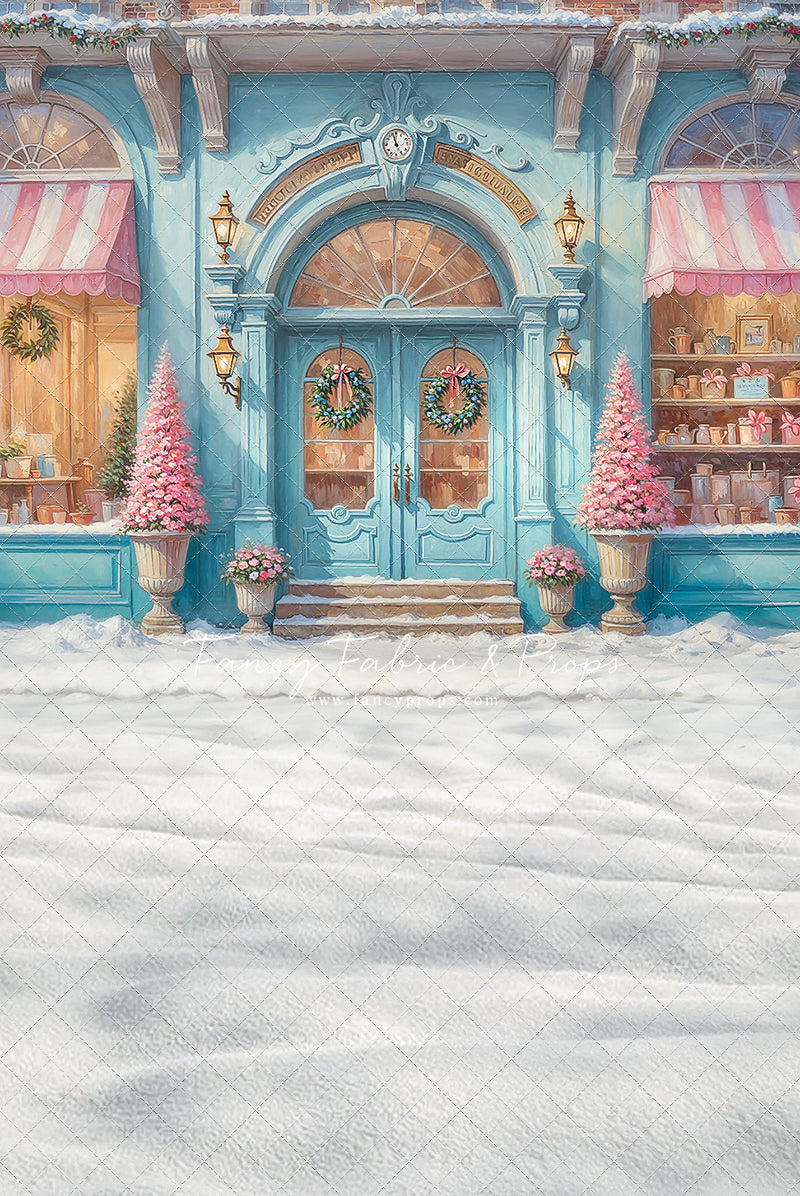 Snow-Kissed Winter Market - With Sweep Option