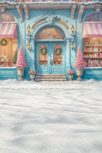 Snow-Kissed Winter Market - With Sweep Option
