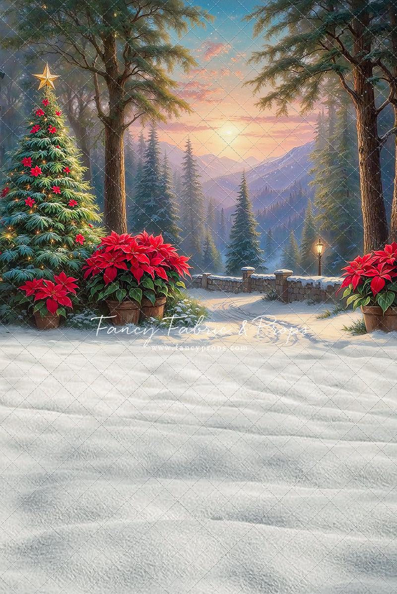 Sunset on Yuletide Lane - With Sweep Option