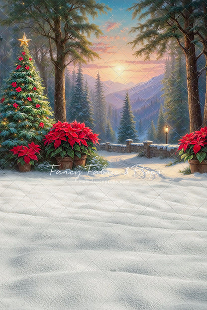 Sunset on Yuletide Lane - With Sweep Option