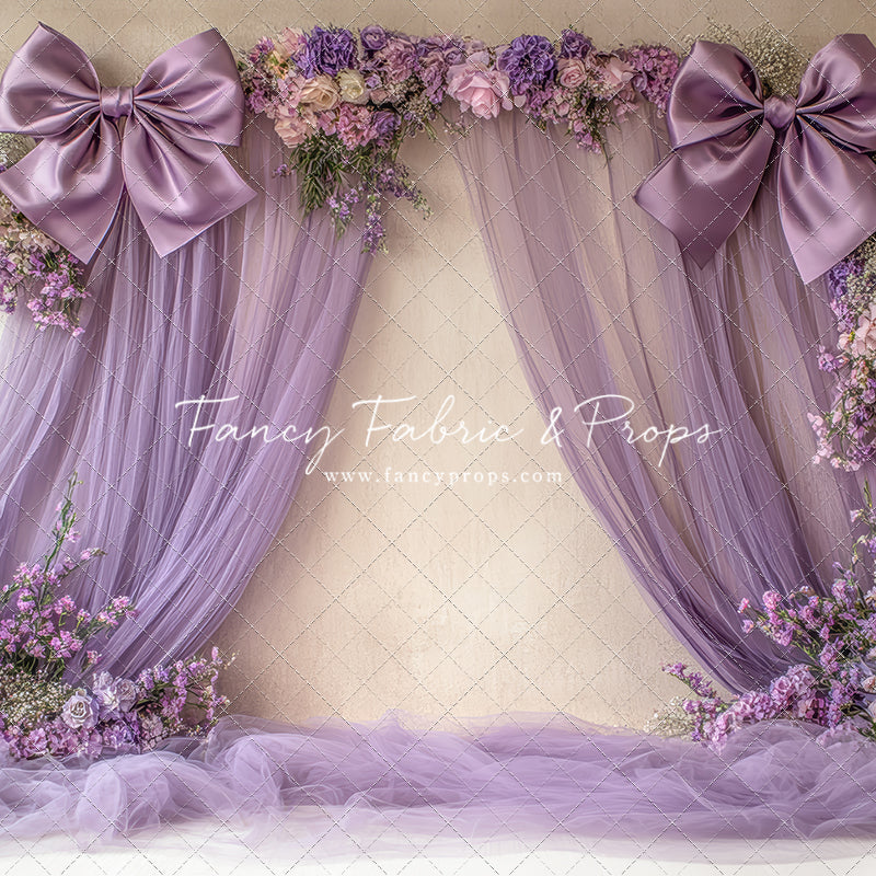 Amethyst Bow Blooms - With Sweep Option