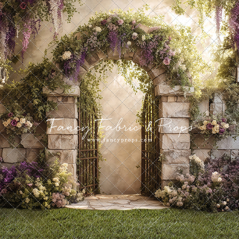 Amethyst Garden Gate - With Sweep Option – Fancy Fabric & Props
